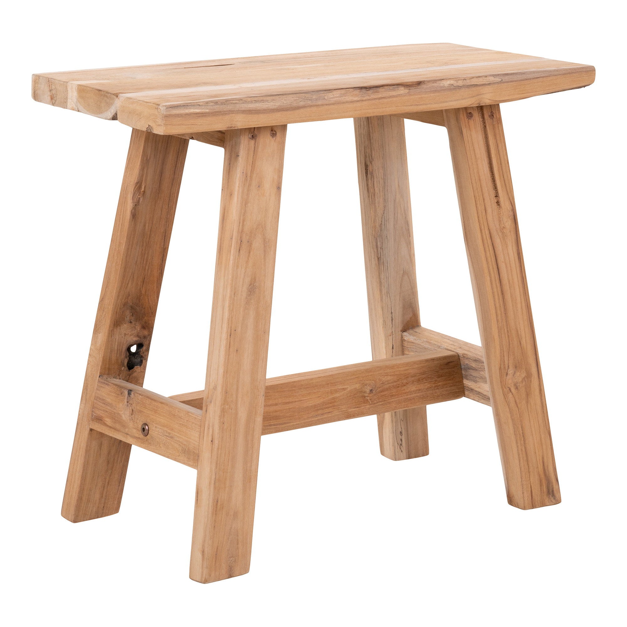 Barcelona Bank - bank, teak, naturel 50x25x45 cm