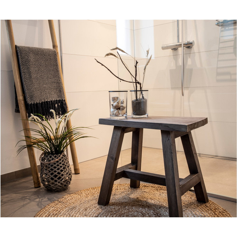 Barcelona Bank - bank, teak, naturel 50x25x45 cm