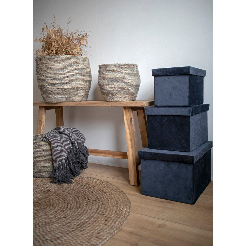Barcelona Bank - Bank, teakhout, naturel 90x25x45 cm