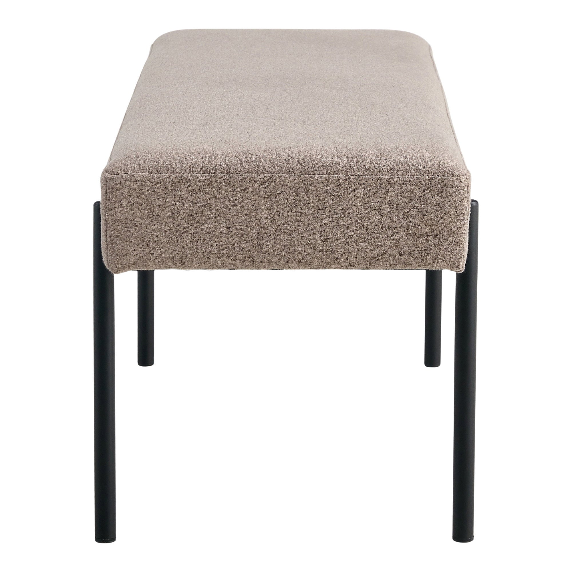 Swindon Bench - bank, steen, zwarte poten 100x36x42,5 cm, HN1231