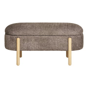 Branca Bench - bank met opbergruimte, bruin/naturel 97x40x48 cm, HN1237