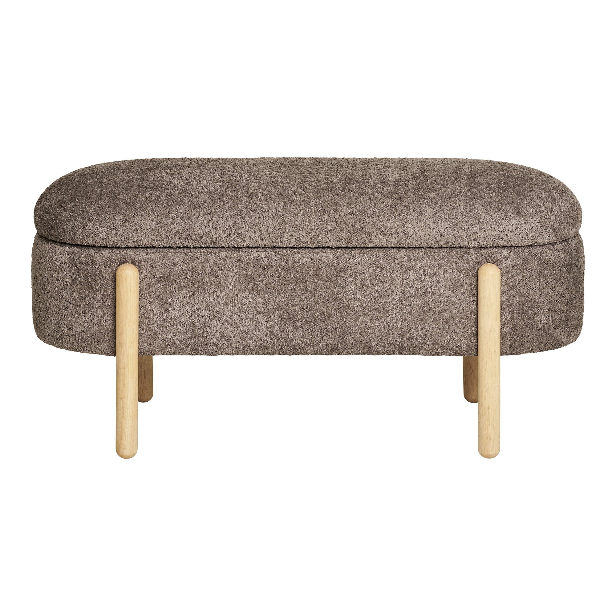 Branca Bench - bank met opbergruimte, bruin/naturel 97x40x48 cm, HN1237