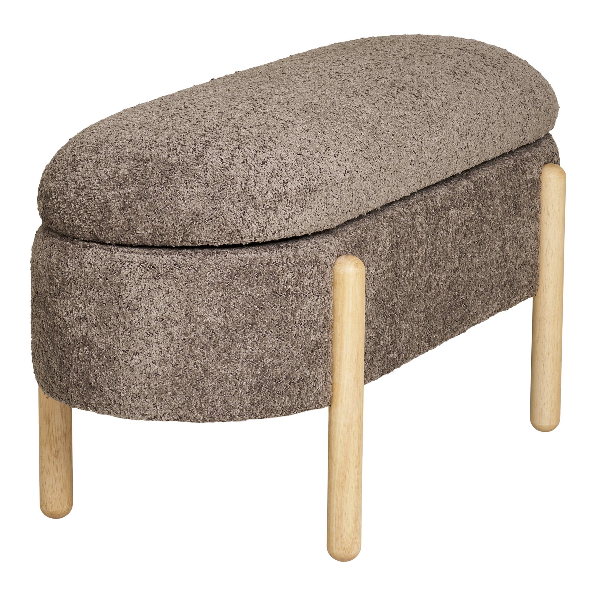 Branca Bench - bank met opbergruimte, bruin/naturel 97x40x48 cm, HN1237
