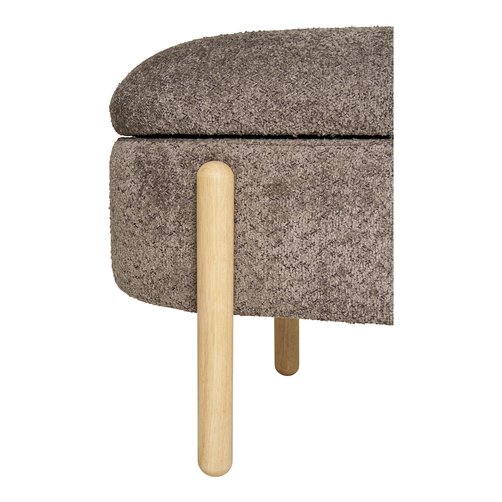 Branca Bench - bank met opbergruimte, bruin/naturel 97x40x48 cm, HN1237