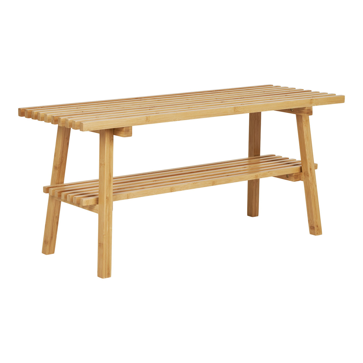 Ember Bench - bank, bamboe, naturel 70x28x45