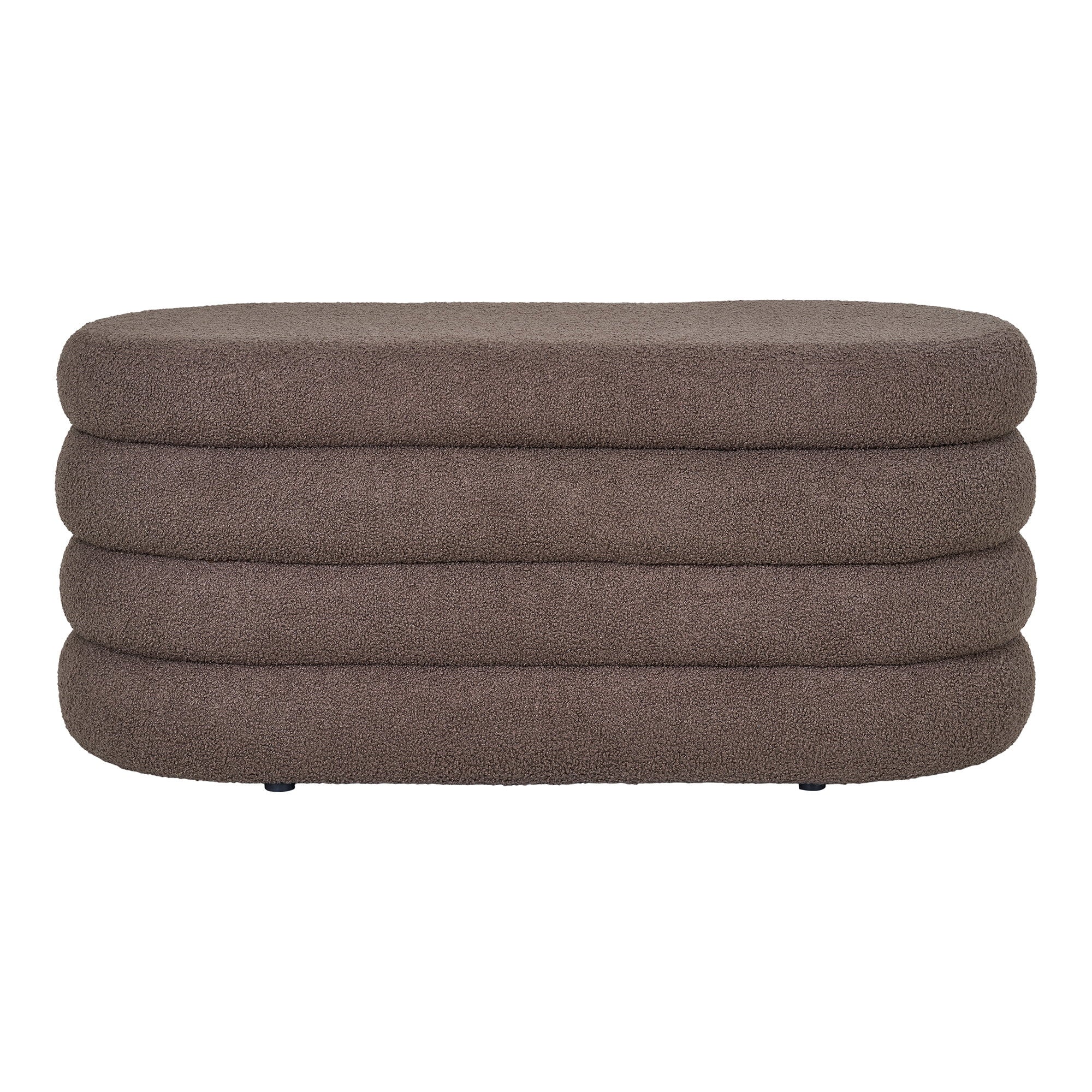 Dartford-bank - bank met opbergruimte, teddy, bruin 103x45x44 cm, HN1238
