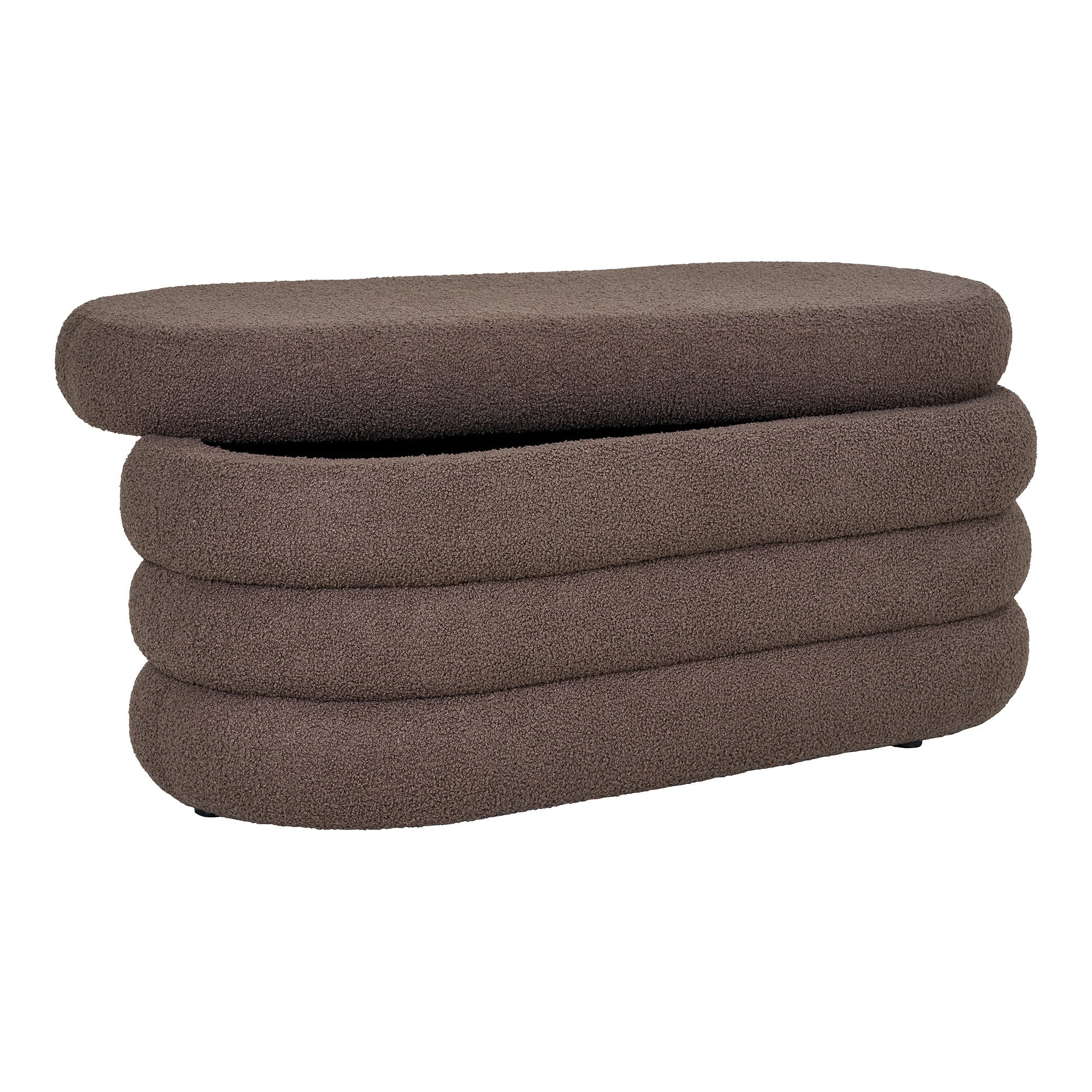 Dartford-bank - bank met opbergruimte, teddy, bruin 103x45x44 cm, HN1238