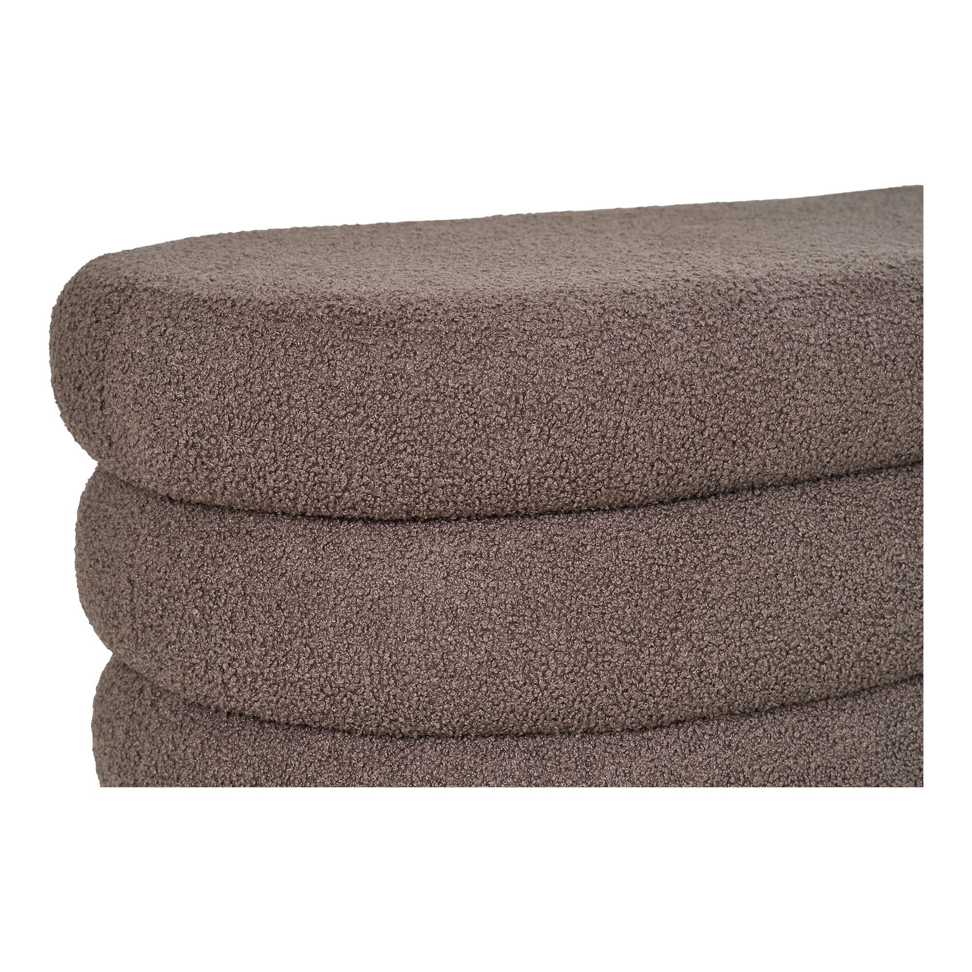 Dartford-bank - bank met opbergruimte, teddy, bruin 103x45x44 cm, HN1238