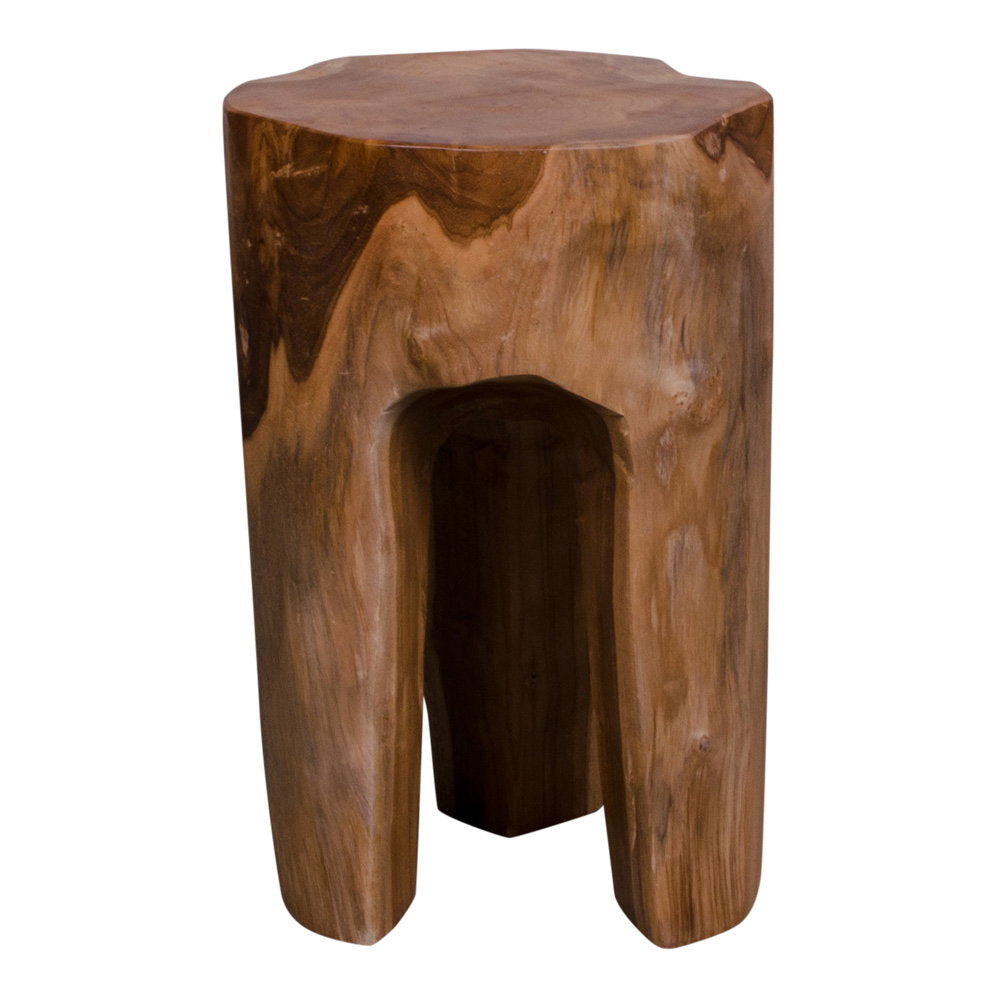 Rose Kruk - Kruk, teak, naturel, 3 poten ø26x40 cm