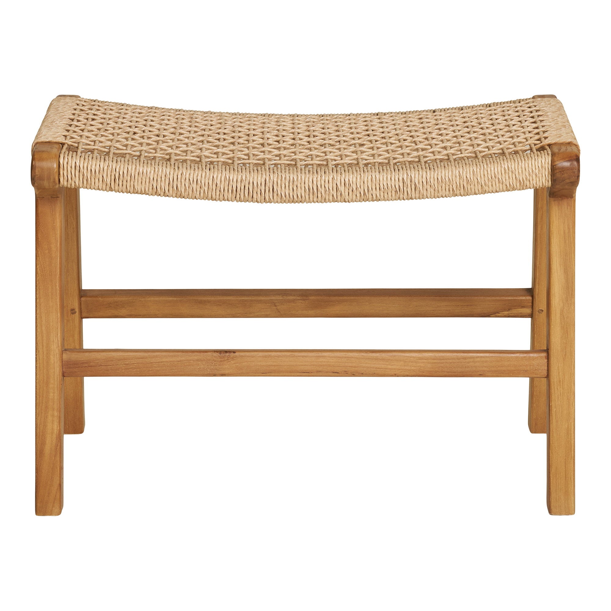 Derby Voetensteun - Voetensteun, teak, naturel 60x40x42 cm