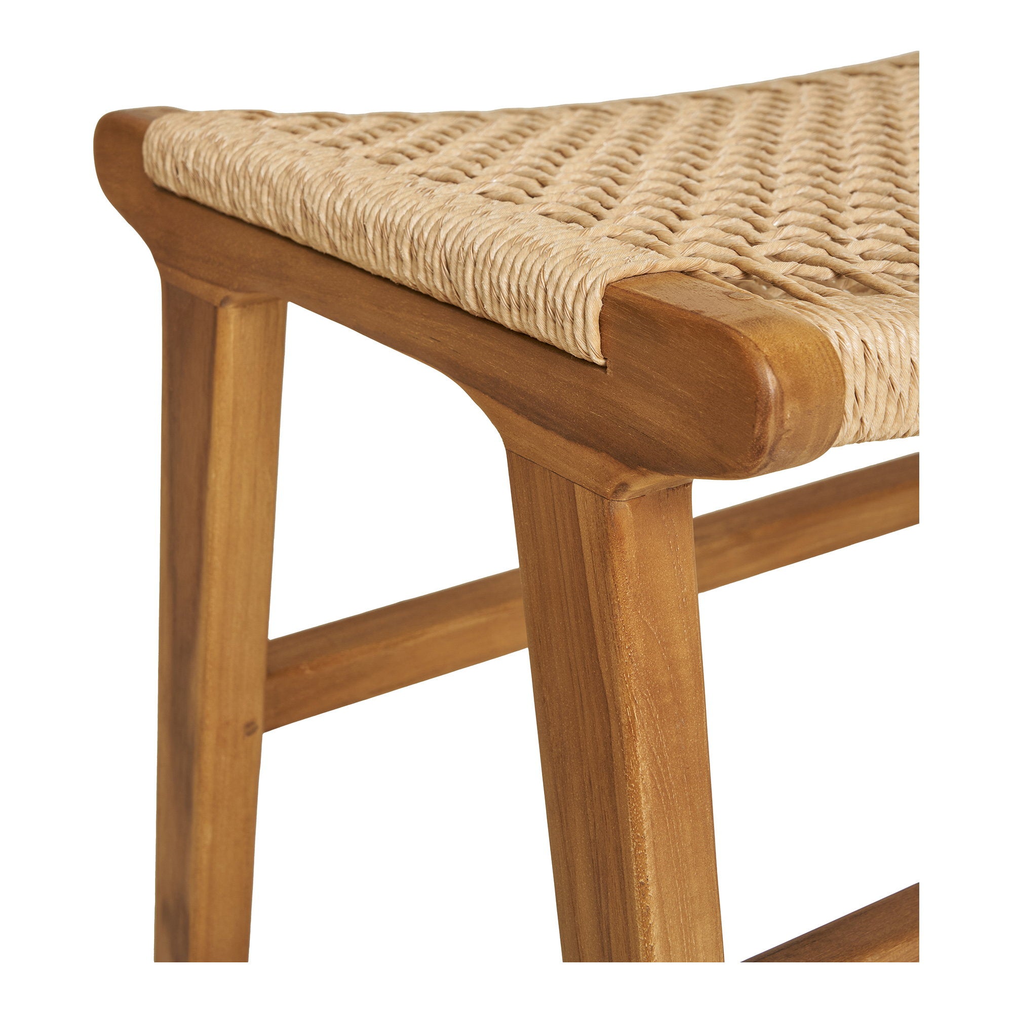 Derby Voetensteun - Voetensteun, teak, naturel 60x40x42 cm
