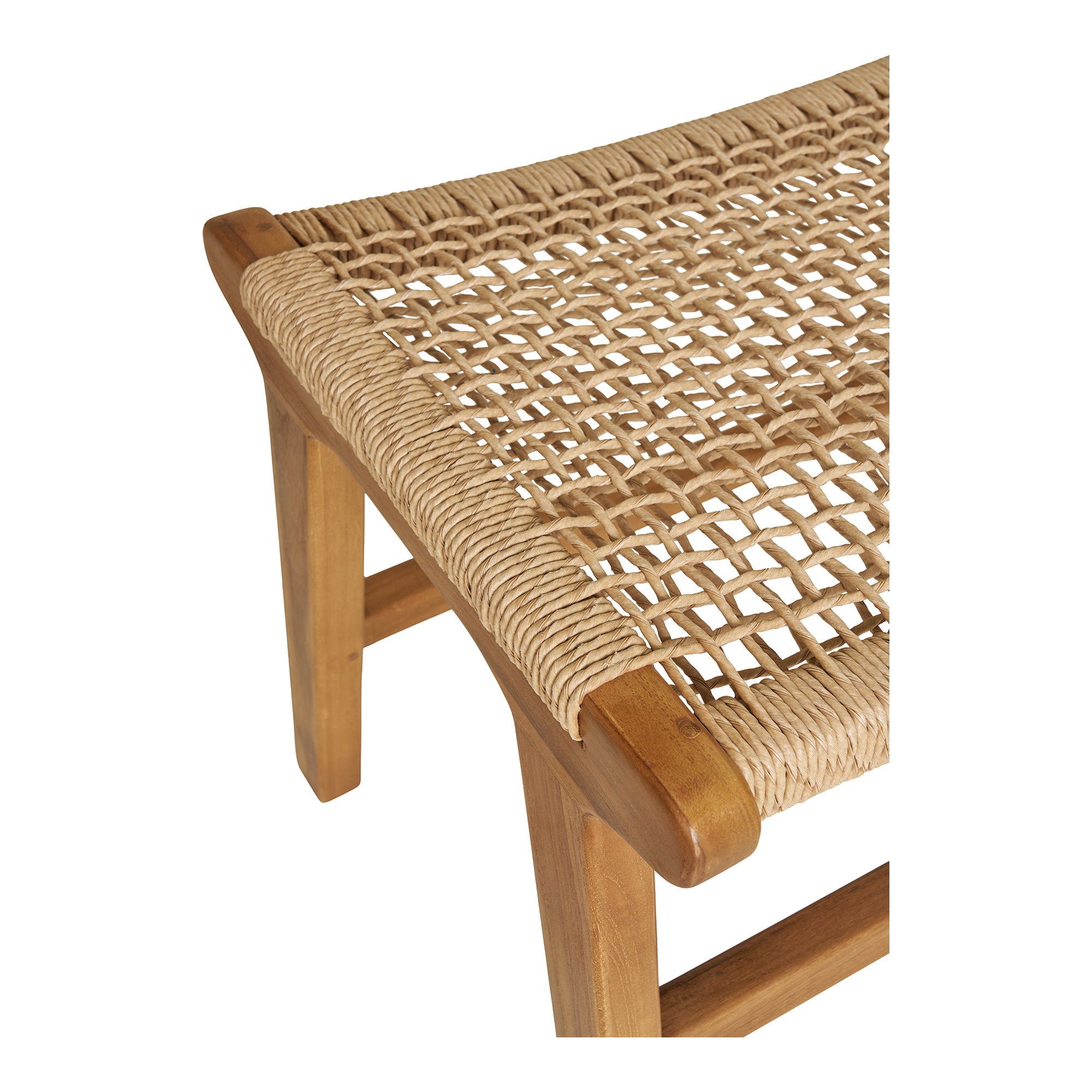 Derby Voetensteun - Voetensteun, teak, naturel 60x40x42 cm