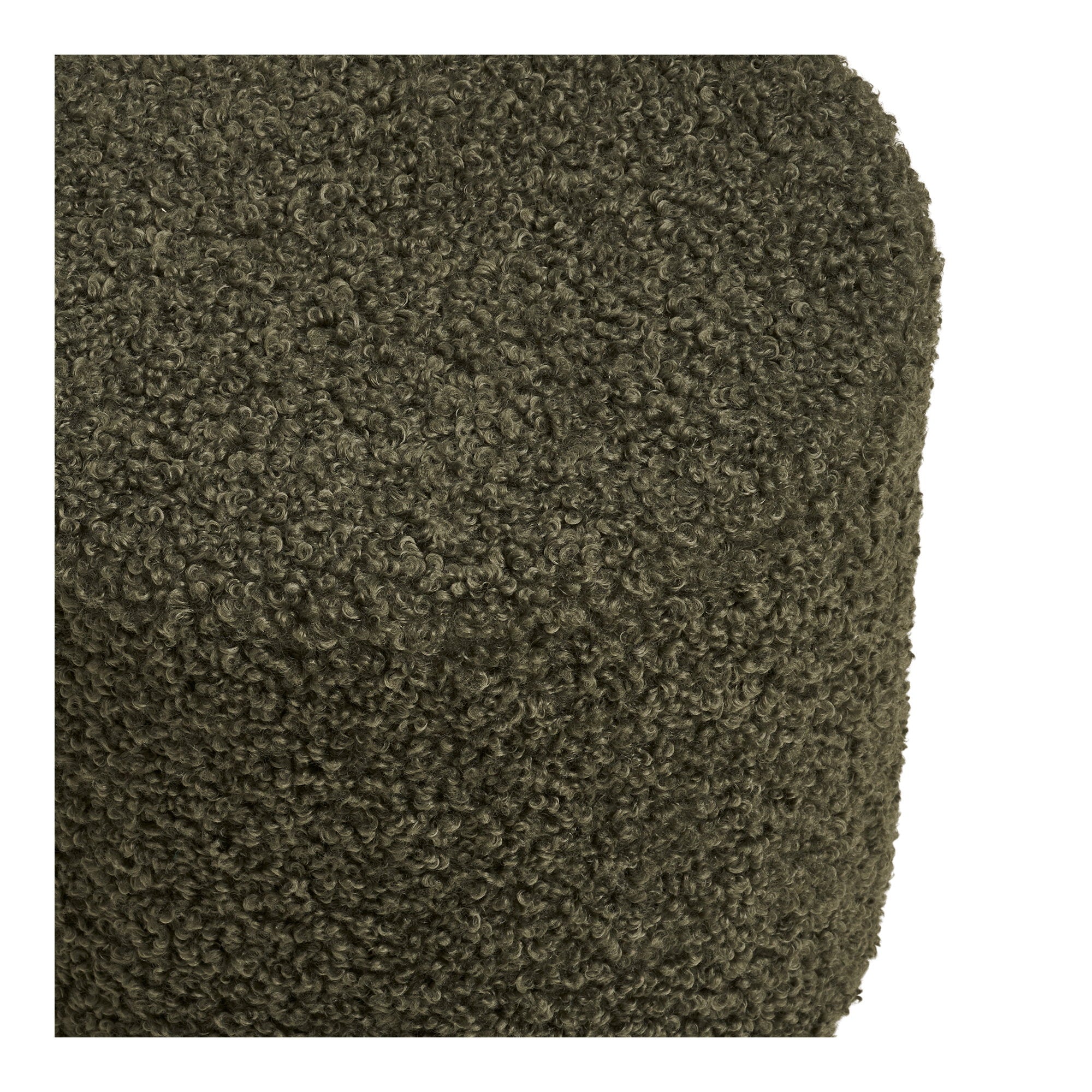 Ejby Poef - Poef, teddy, groen ø34x36 cm, HN1301