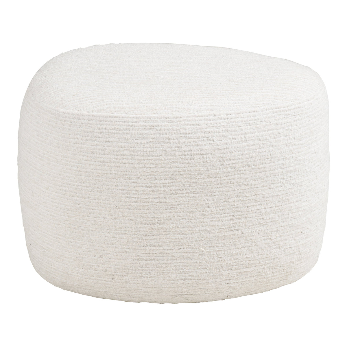 Hilo Poef - Poef, gebroken wit 55x40x39 cm, HN1081