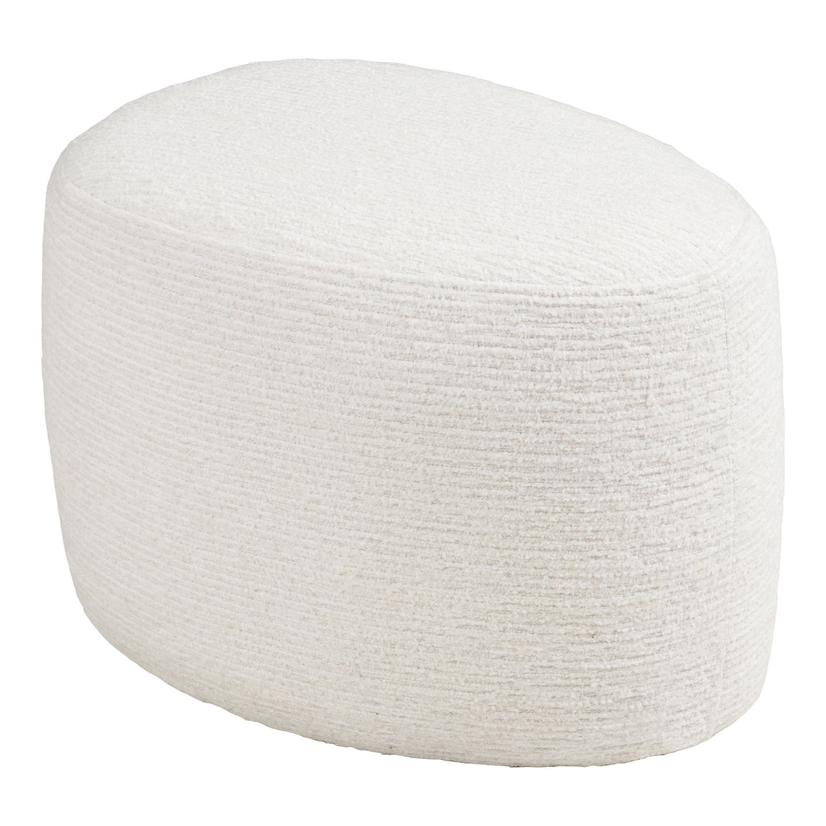 Hilo Poef - Poef, gebroken wit 55x40x39 cm, HN1081