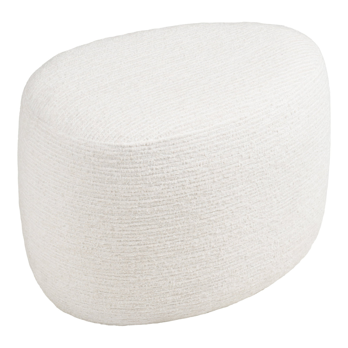 Hilo Poef - Poef, gebroken wit 55x40x39 cm, HN1081