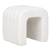 Colma Poef - Poef, teddy, wit 42x41x36 cm, HN1234