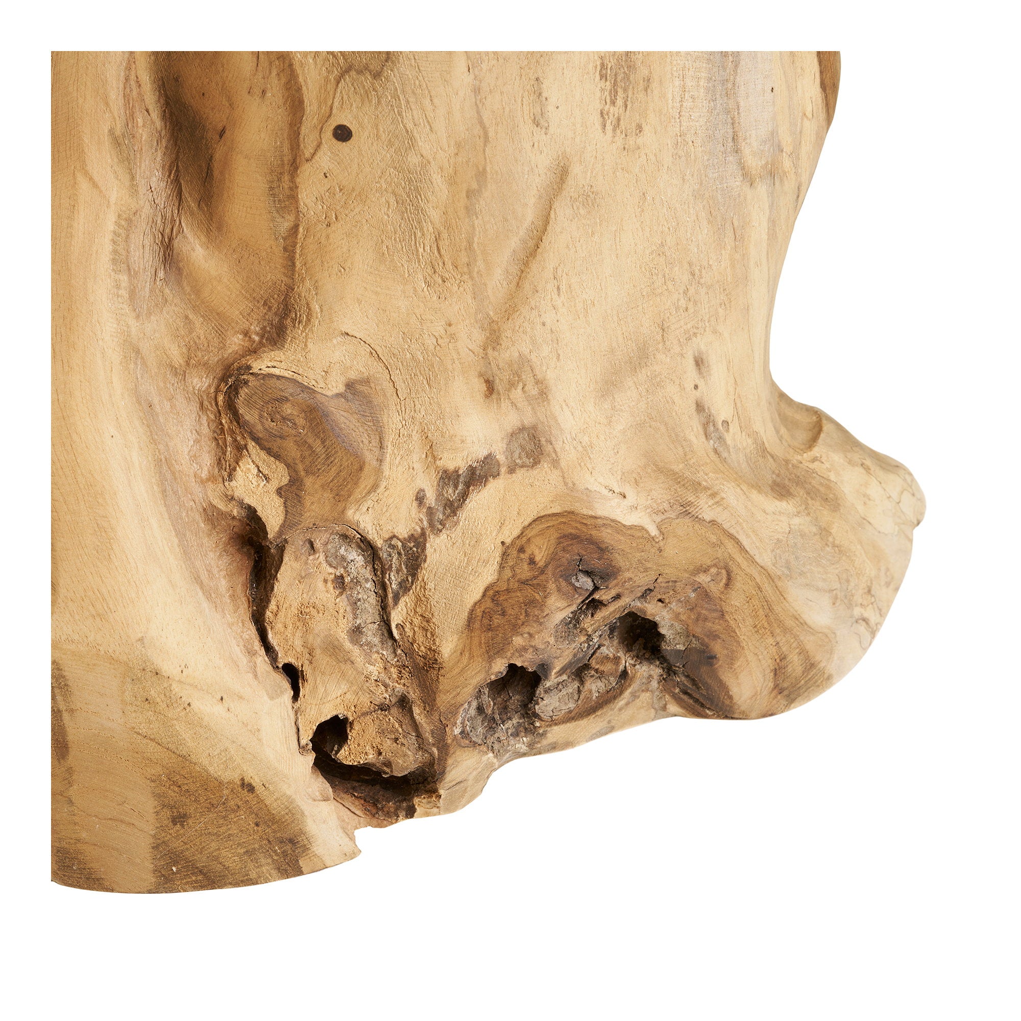 Palena Side Table - bijzettafel, teak, naturel ø40x45 cm