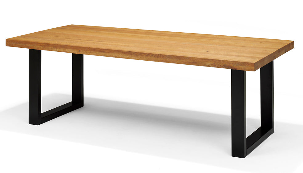UBER eettafel 220x100 eiken dessert 6 cm