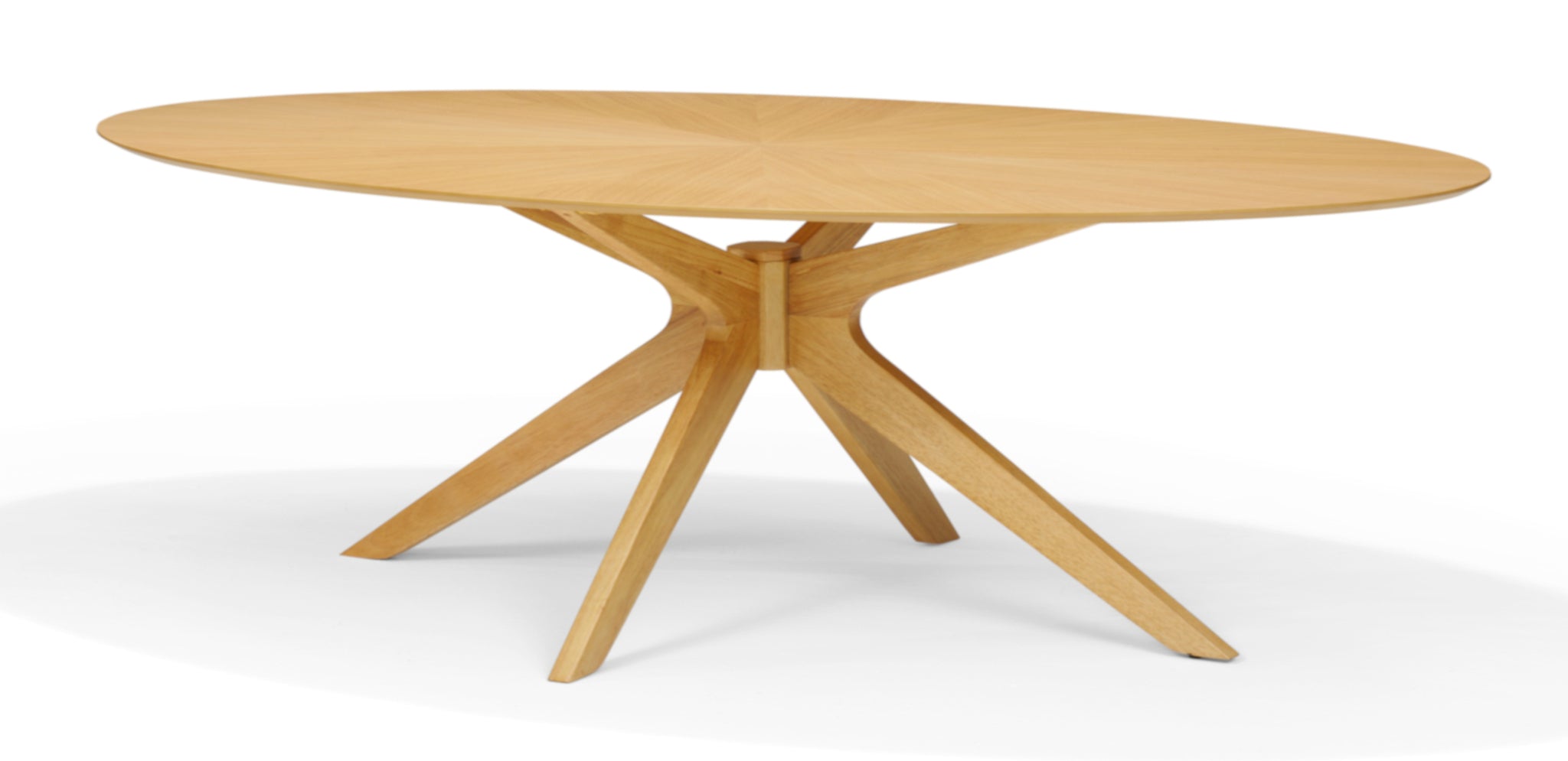 Julia 120 x 70 salontafel ovaal eiken naturel