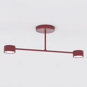 Plafondlamp - HALO 2 BORDEAUXROOD