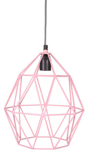 Draad hanglamp roze Ø27 cm