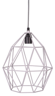 Draadhanglamp grijs Ø27 cm