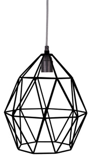 Draadhanglamp zwart Ø27 cm