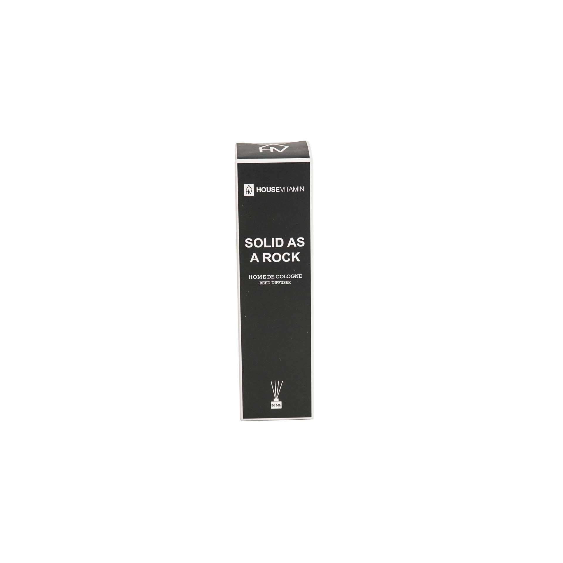 Geurstokjes - glas/vezel - 50 ml - Stevig als een rots