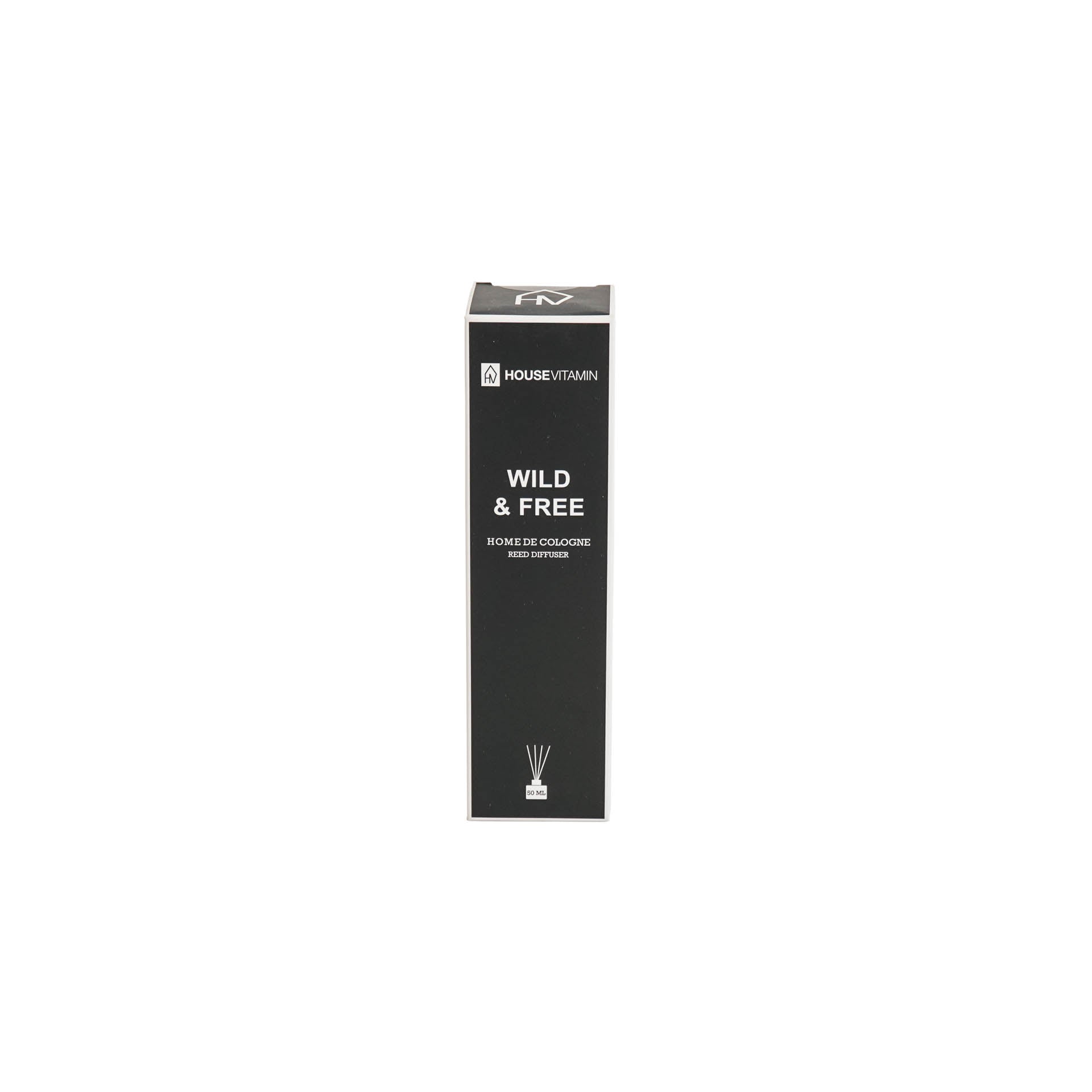Rietdiffuser - Glas/vezel - 30 ml - Wild en vrij