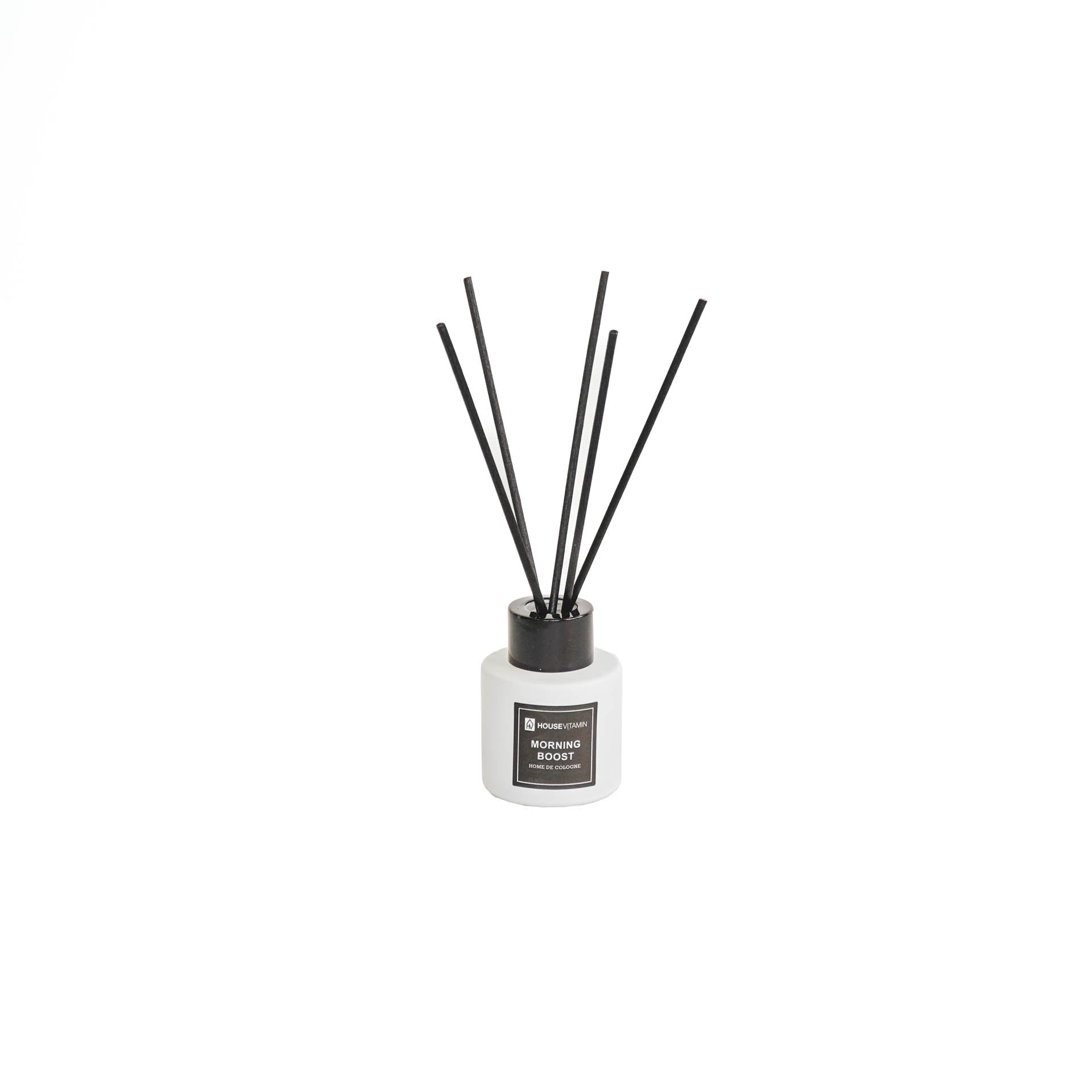 Rietdiffuser - Glas/vezel - 30 ml - Ochtendboost