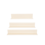 Wandplank - Metaal - Beige - Set van 3 - 40/50/60 cm
