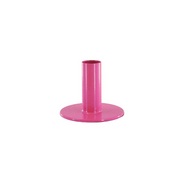Kandelaar - Basis - Metaal - Roze - 8x8x6,5cm