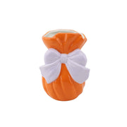 Vaas - Strik - Dolomiet - Oranje/Lila - 11x10x16cm