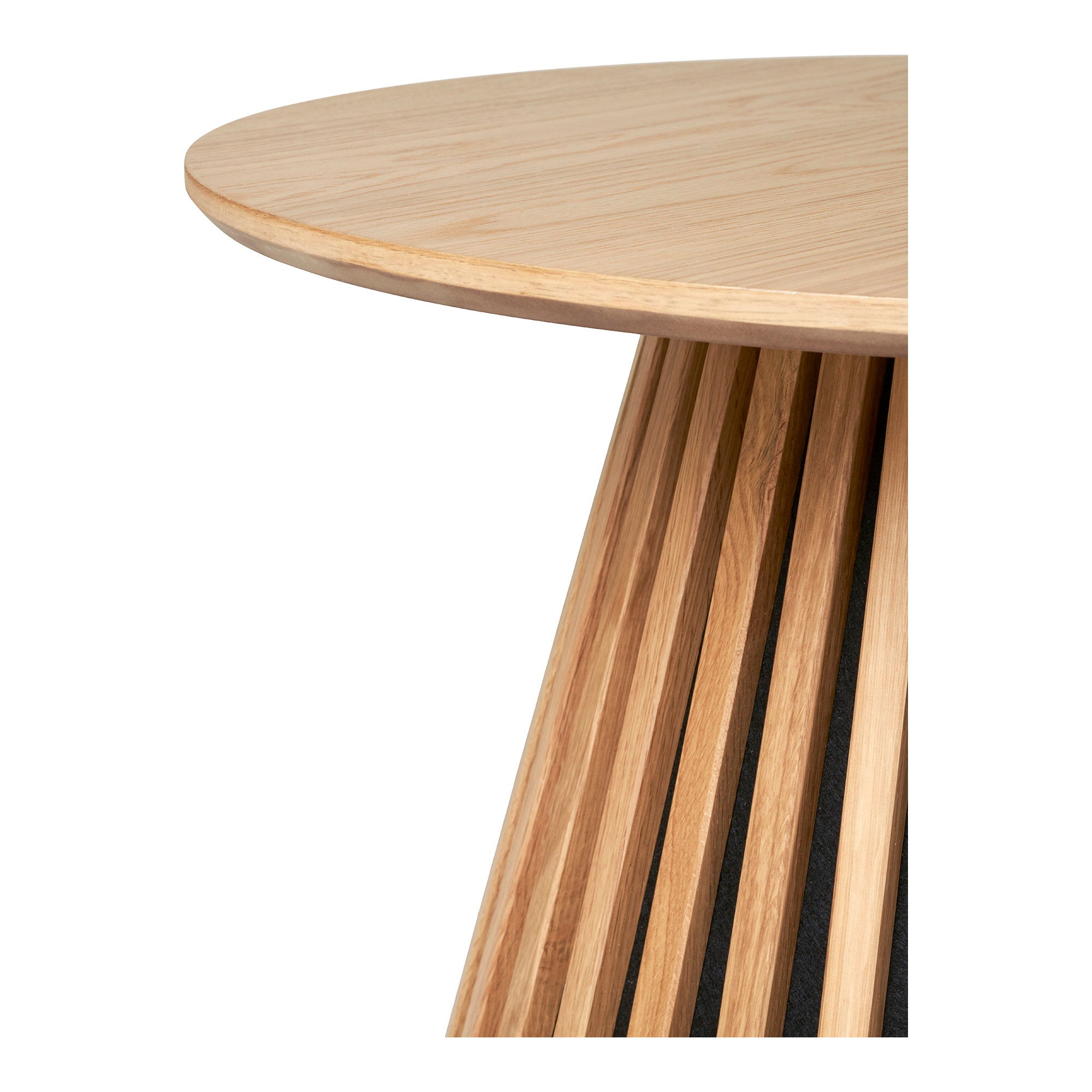 Osaka Salontafel - Salontafel, eikenfineer, naturel ø70x45 cm