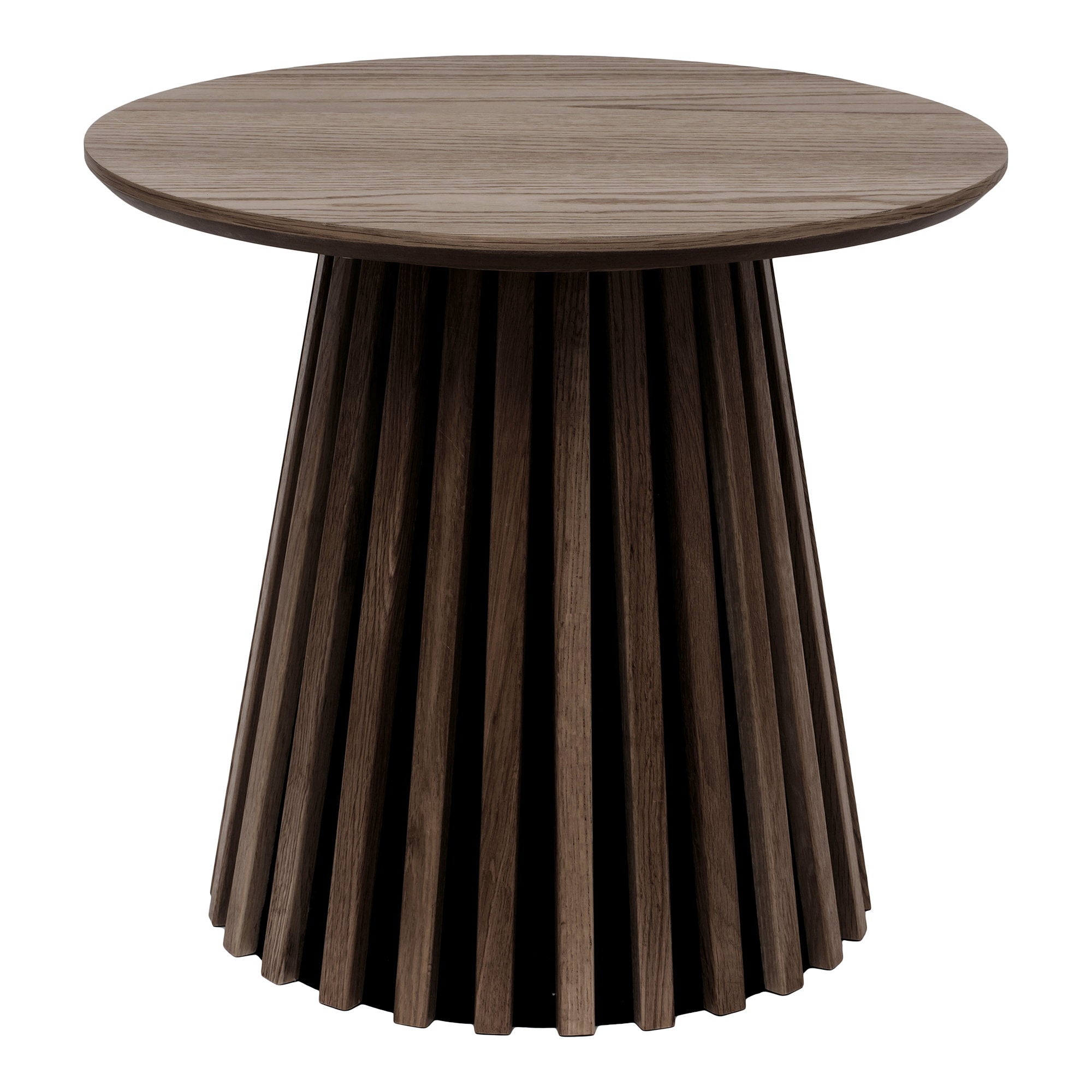 Osaka Bijzettafel - bijzettafel, gerookt eikenfineer ø50x45 cm