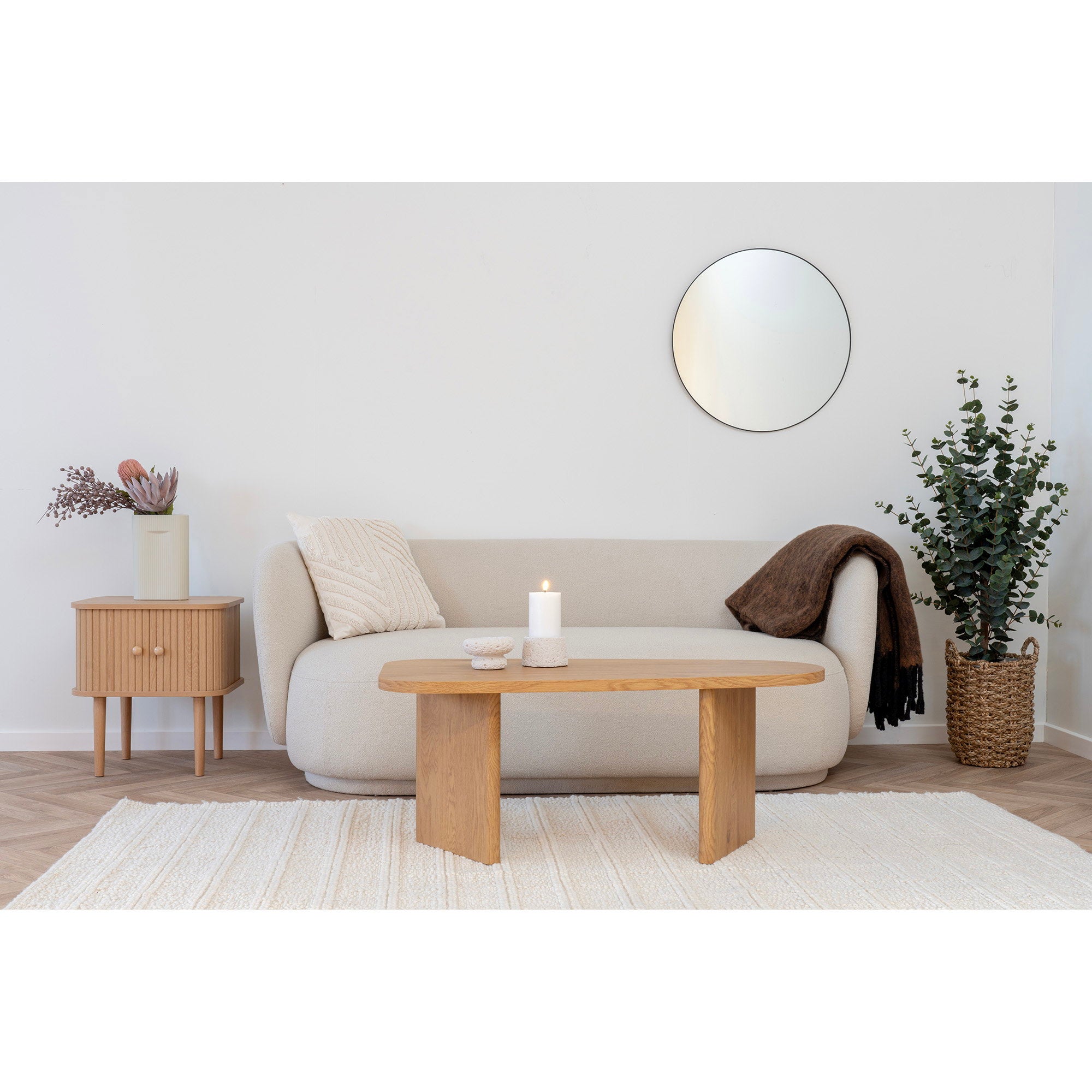 Melo Salontafel - Salontafel, naturel 50x100x41 cm