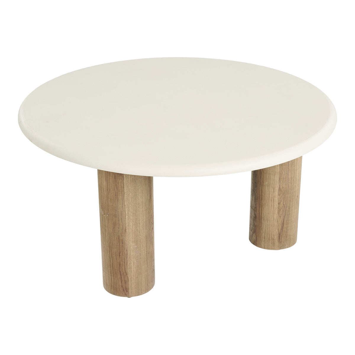 Fondi Salontafel - salontafel, cementlook, zand/bruin ø80x40 cm
