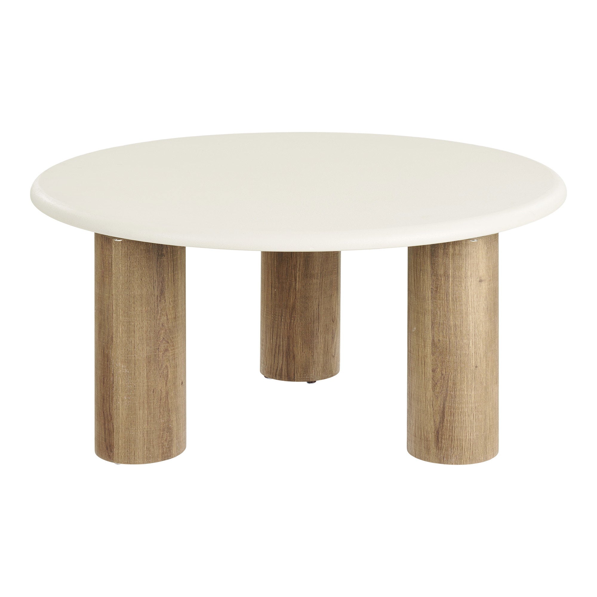 Fondi Salontafel - salontafel, cementlook, zand/bruin ø80x40 cm