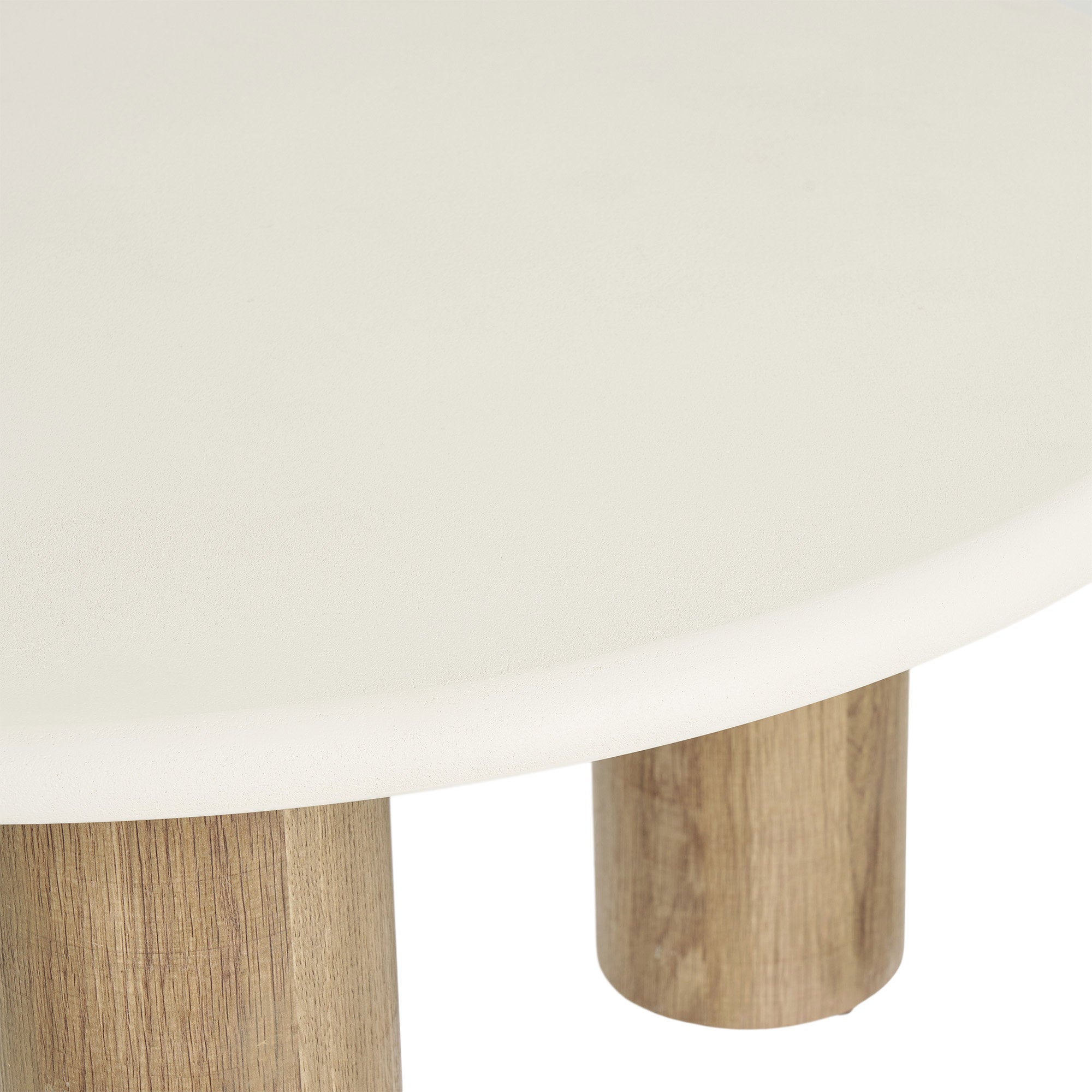 Fondi Salontafel - salontafel, cementlook, zand/bruin ø80x40 cm