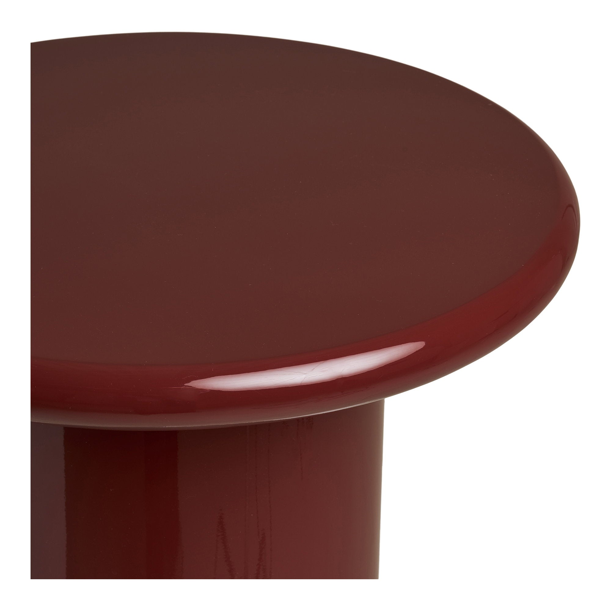 Otago bijzettafel - bijzettafel, bordeaux ø45x50 cm
