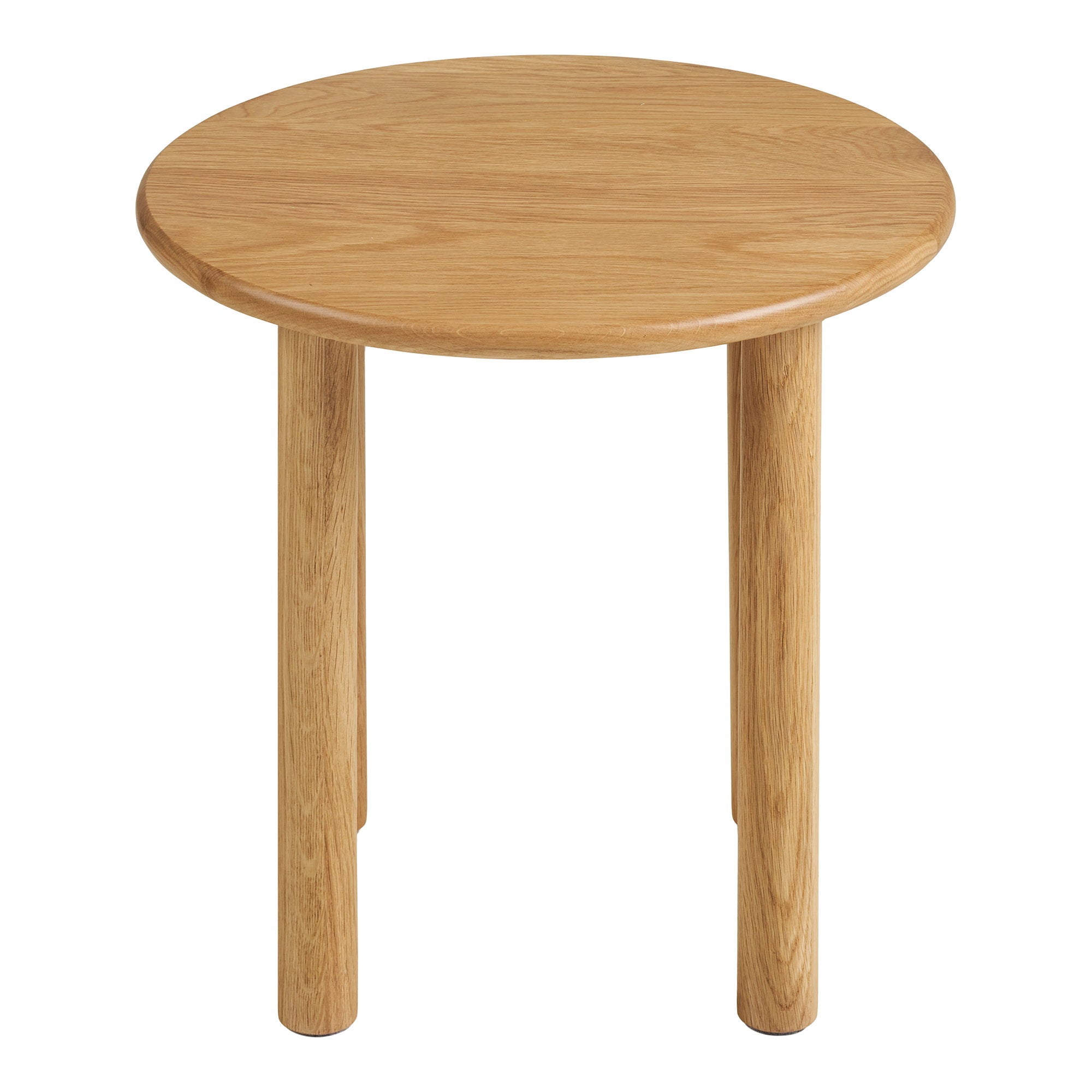 Jena Bijzettafel - Bijzettafel, eiken, naturel ø40x40cm
