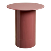Florens Side Table - Bijzettafel, aards roze ø45x51 cm