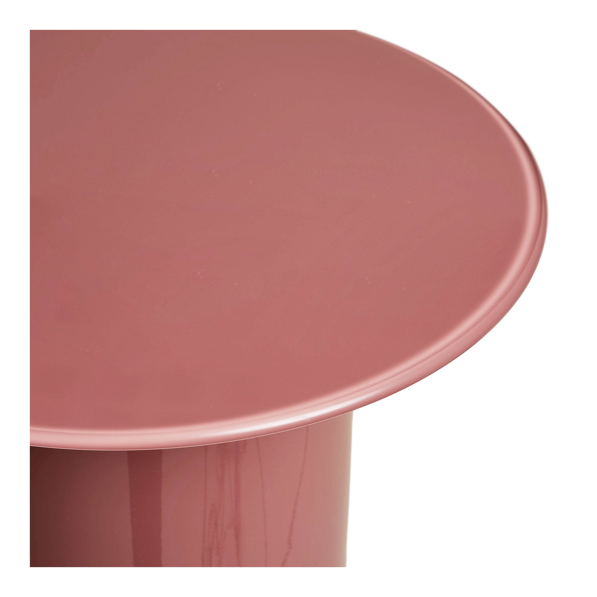 Florens Side Table - Bijzettafel, aards roze ø45x51 cm