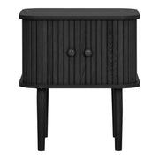 Nikko Bijzettafel - Bijzettafel, 2 deuren, zwart 45x40x50,5 cm