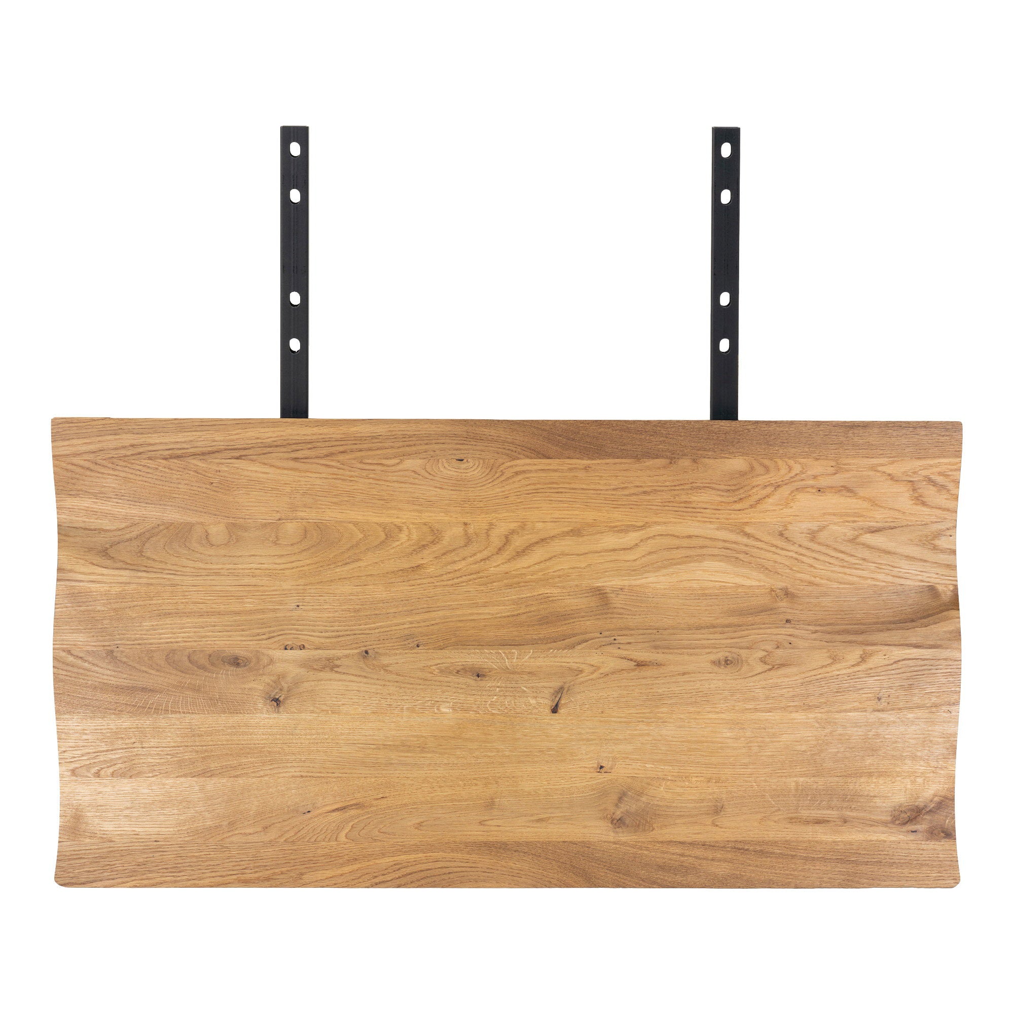 Verlengplaten voor Toulon-tafel - set van twee verlengplaten, golfrand, eiken, naturel