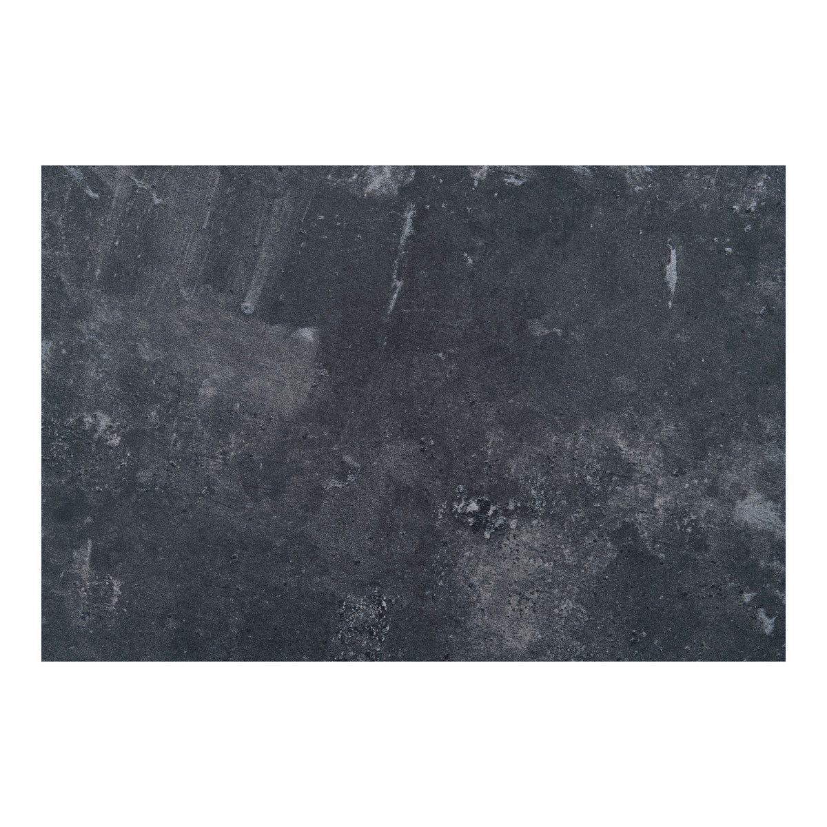Fano cafetafel - cafetafel, melamine, donker steenlook, zwart metalen onderstel 70x70x75 cm