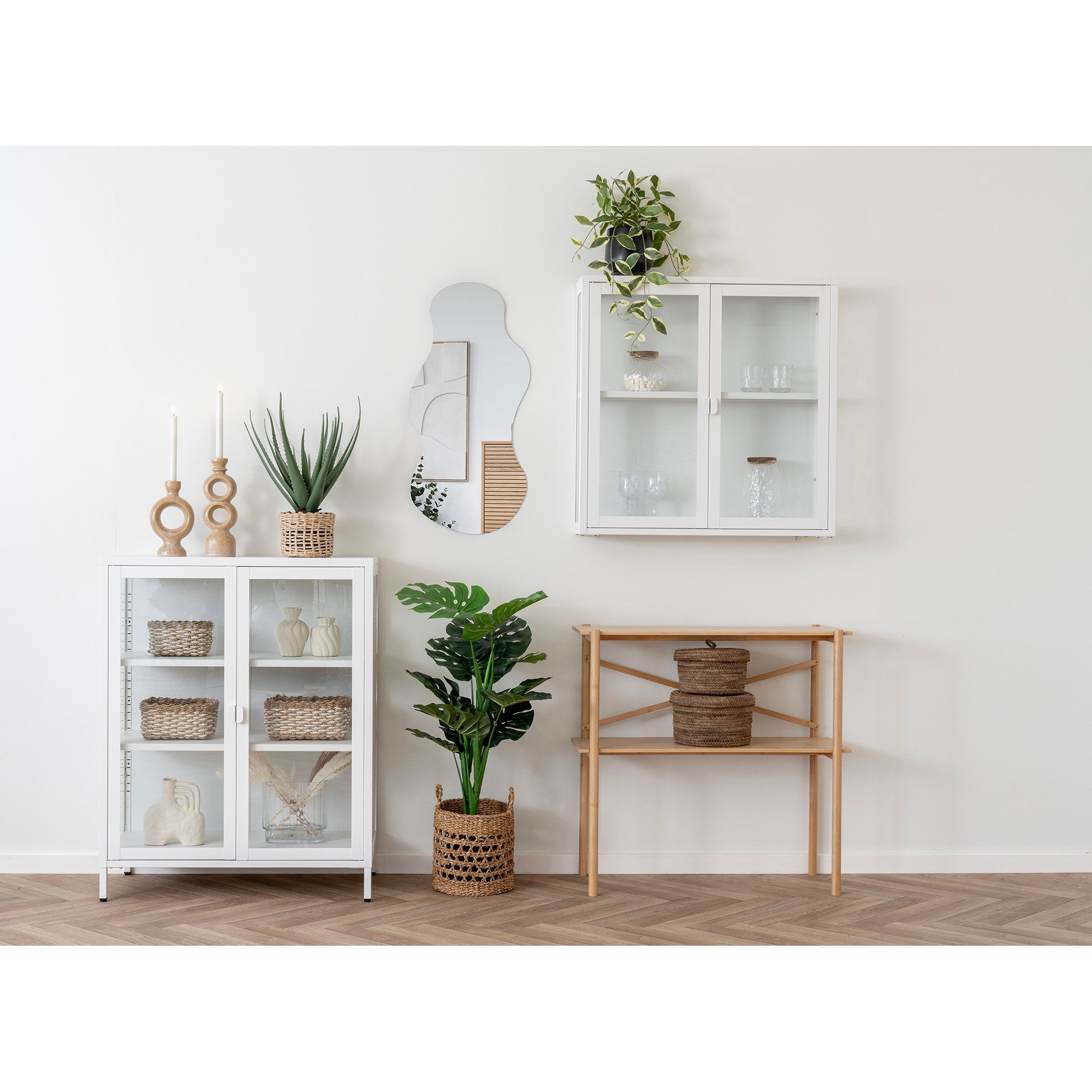 Manaus consoletafel - consoletafel, bamboe, naturel 83x32x80,5 cm