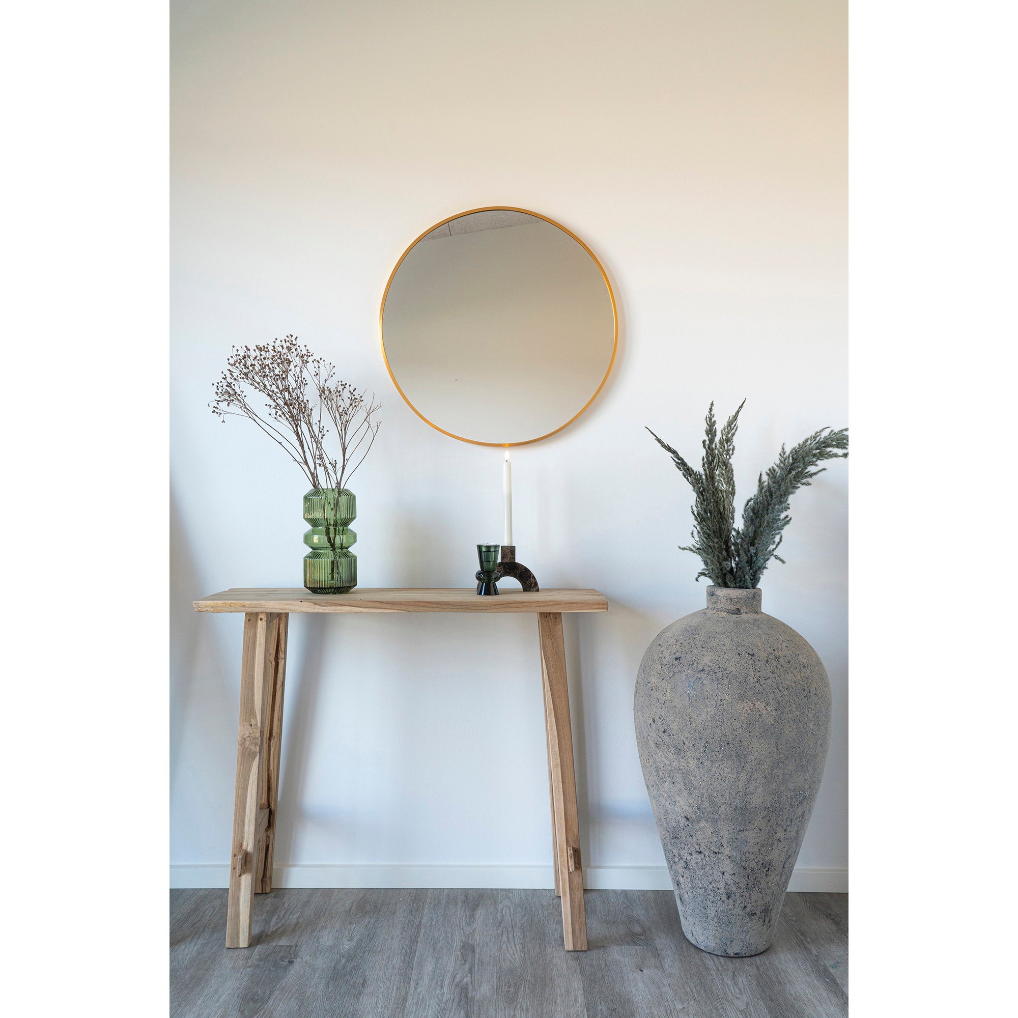 Girona Consoletafel - Consoletafel, teakhout, naturel 90x30x80 cm
