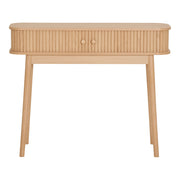 Nikko consoletafel - consoletafel, 2 deuren, naturel 100x30x80 cm